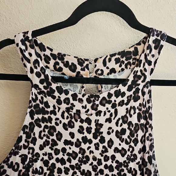 Torrid Cream and Black Animal Print Midi Dress - Picture 3 of 5